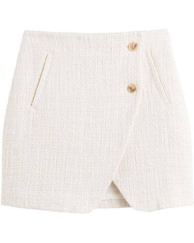 La Redoute Minifalda de tweed - Blanco
