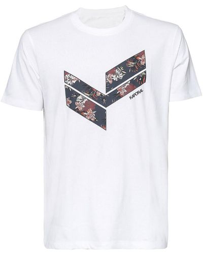 Kaporal Camiseta de manga corta y cuello redondo con estampado - Blanco