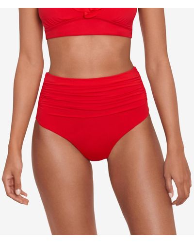 Lauren by Ralph Lauren Braguita de bikini Beach Club Solids - Rojo