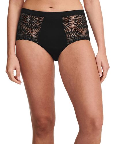 Chantelle Bragas menstruales - flujo abundante - Extra Lace - Negro