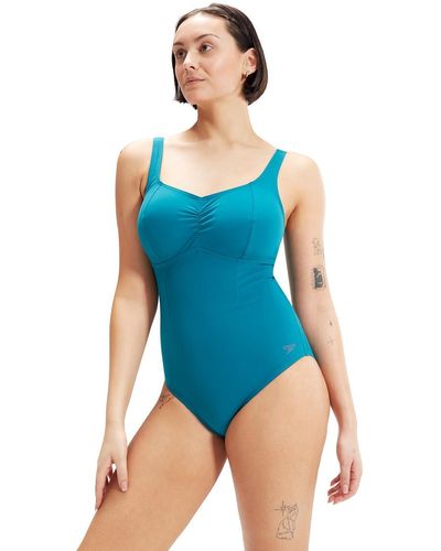 Speedo Bañador 1 pieza Eco Shaping Pur - Azul