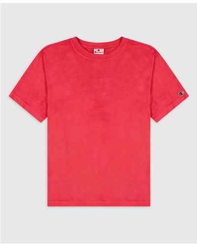 Champion Camiseta corte amplio, Rochester logo - Rojo