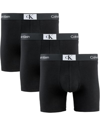 Calvin Klein Lote de 3 bóxers lisos - Negro