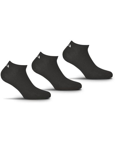 Fila Lote de 6 pares de calcetines unisex - Negro