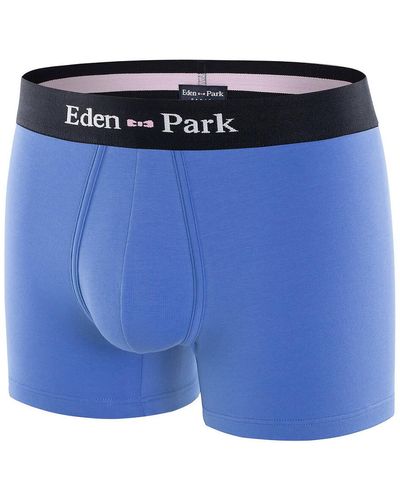 Eden Park Bóxer liso - Azul