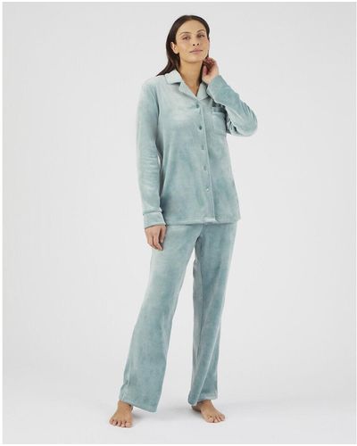 DAMART Conjunto de pijama termolactil - Azul