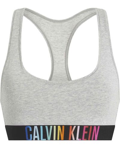 Calvin Klein Sujetador top Intense Power Pride - Gris