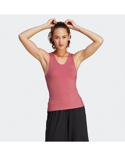 adidas Originals Camiseta tirantes Yoga Studio - Rosa