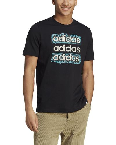 adidas T-shirt Sportswear graphique - Negro