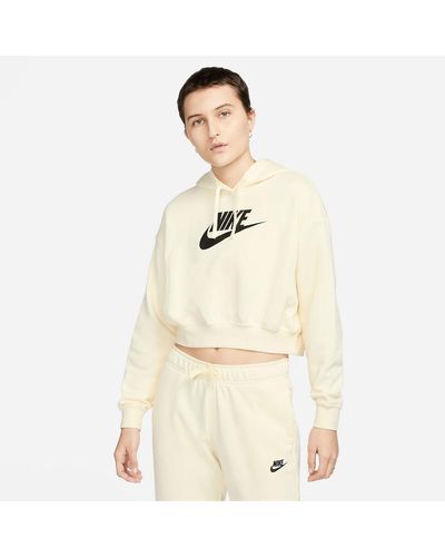 Nike Sudadera Crop Sportswear Club Fleece - Neutro