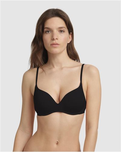 DIM Sujetador push up sin aros Invisifree - Negro