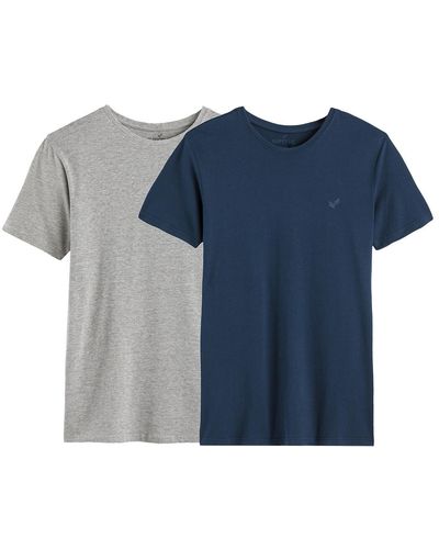 Kaporal Lote de 2 camisetas cuello redondo Rift - Azul
