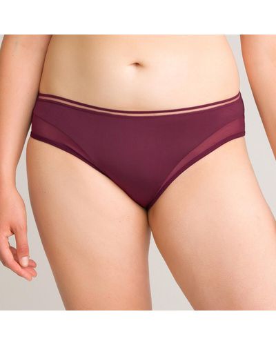 La Redoute Braguitas de punto, La Microfibre - Morado