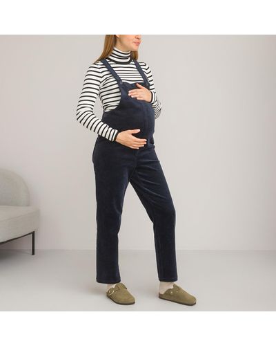 La Redoute Peto de embarazo de pana - Azul