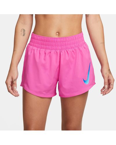 Nike Short de Running Swoosh Run - Rosa
