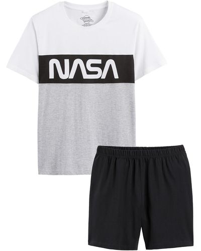 NASA Pijama corto - Blanco