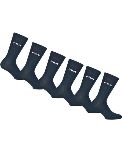 Fila Lote de 6 pares de calcetines altos - Azul