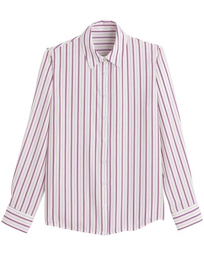La Redoute Camisa a rayas de manga larga - Rosa