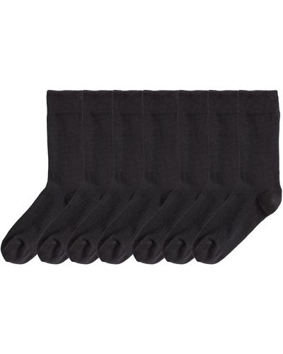 La Redoute Juego de 7 pares de calcetines, fabricados en Europa - Negro