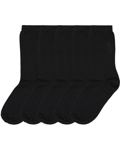 La Redoute Lote de 5 pares de calcetines medios - Negro