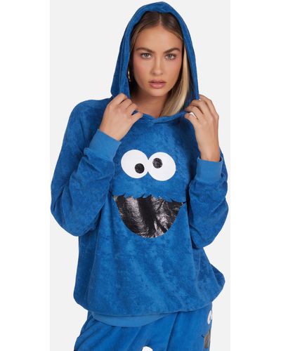 Lauren Moshi Harmony Foil Cookie Monster - Blue