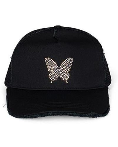 Lauren Moshi Jilly Crystal Mini Butterfly - Black
