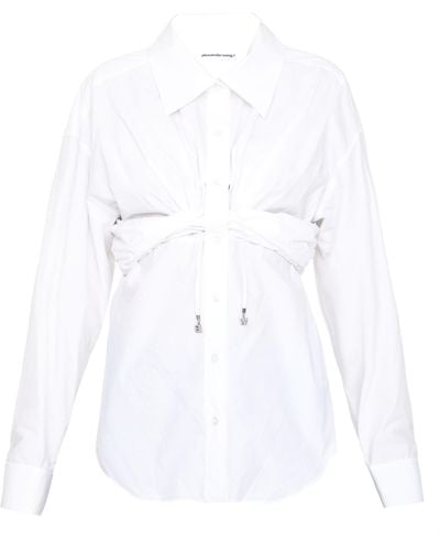 Alexander Wang Ruched Shirt - White