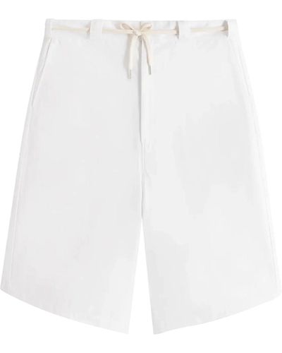 Drole de Monsieur Le Short Twill Bermuda Shorts - White
