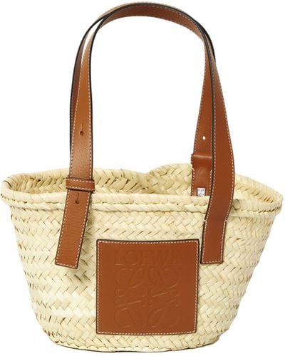 Loewe Small Basket Bag - Metallic