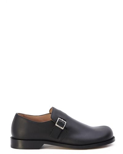 Loewe Derby Shoes With Campo Buckle - White