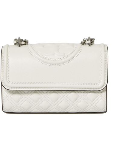 Tory Burch Fleming Small Convertible Shoulder Bag - White
