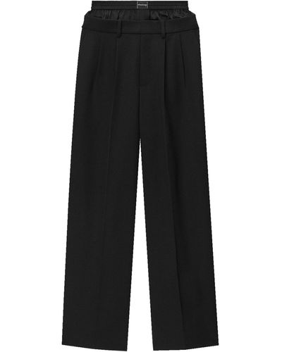 Alexander Wang Tailored Pants With Brief - Black