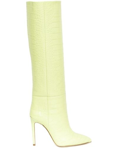 Paris Texas Leather Boots - Yellow