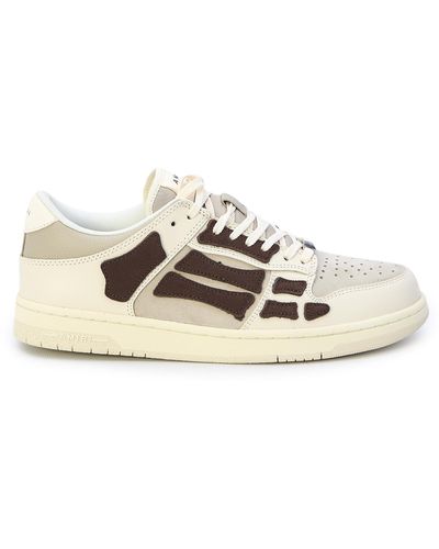 Amiri Sneakers Skel con inserti - Bianco