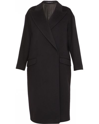 Tagliatore Cashmere Coat - Black