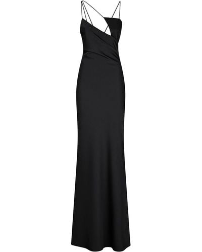 The Attico Melva Long Dress - Black