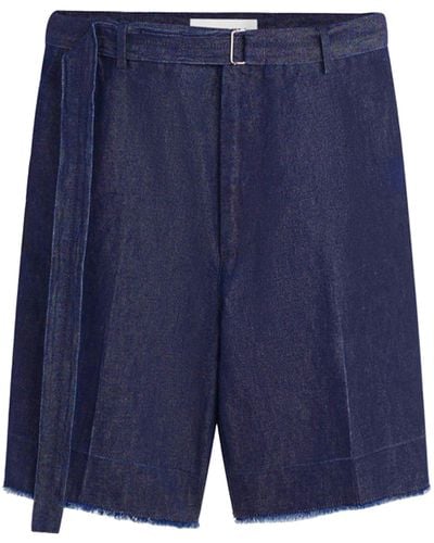 Lanvin Blue Denim Bermuda Shorts