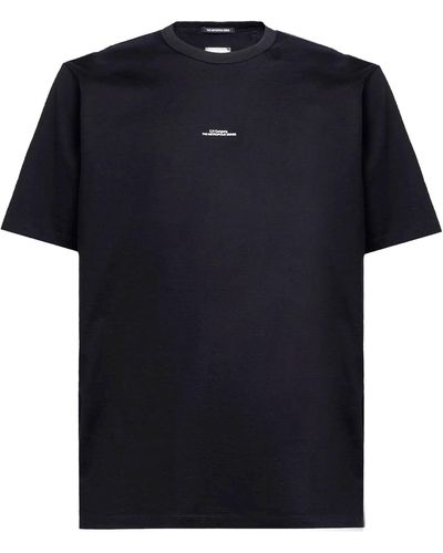 C.P. Company Cotton Tshirt With Logo - Black