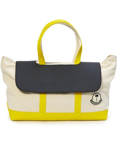 8 MONCLER PALM ANGELS Tote Bag - Yellow