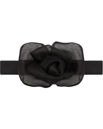 Dolce & Gabbana Choker Con Fiore - Bianco