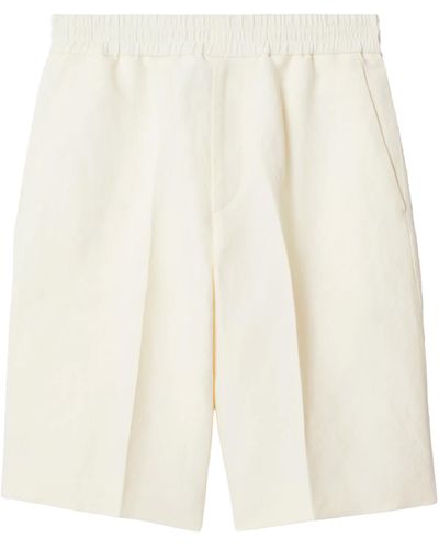 Burberry Tailored Bermuda Shorts - White