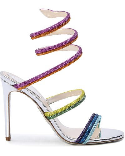 Rene Caovilla Rainbow 105 Sandals - Multicolor