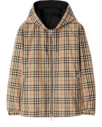 Burberry Check Reversible Jacket - Brown