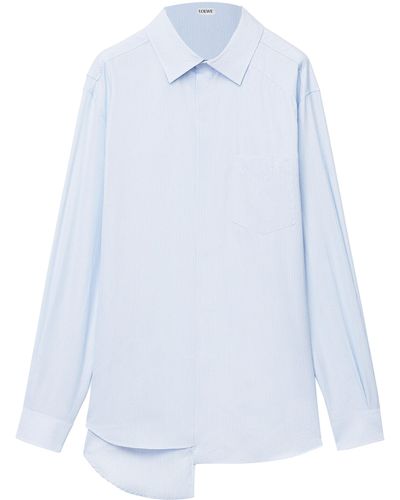 Loewe Asymmetric Cotton Shirt - White
