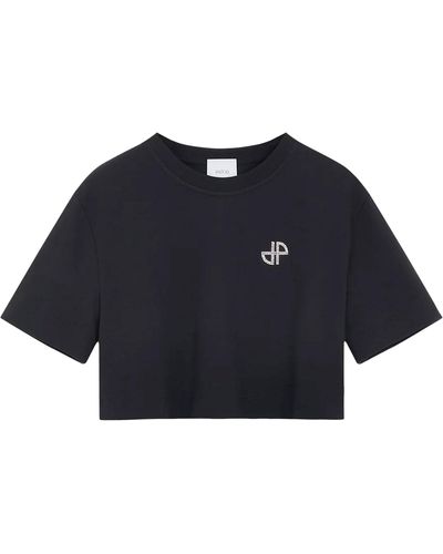 Patou Cropped Tshirt - Black