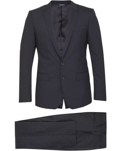 Dolce & Gabbana Wool Twopiece Suit - Blue