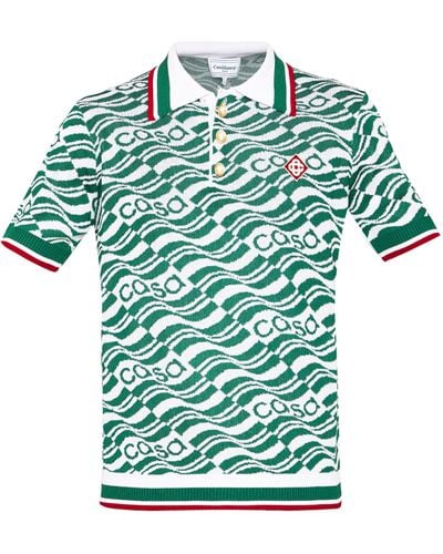 Casablancabrand Viscose Polo Shirt - Green