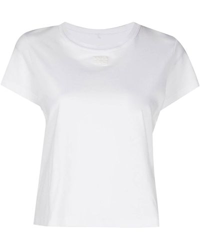 Alexander Wang T-shirt bianca con logo - Bianco