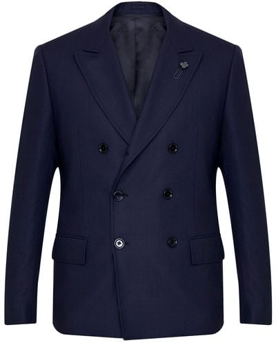 Lardini Wool Jacket - Blue