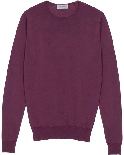 John Smedley Maglia merino - Viola